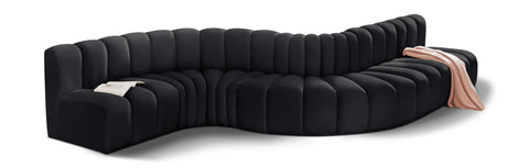 Arc - Velvet 7 Piece Modular Sofa
