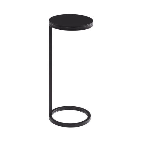 Yancey - Round Metal Accent Table - Antique Bronze