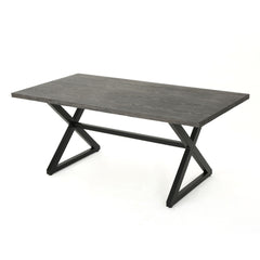 Rolando - Outdoor Aluminum Dining Table With Steel Frame