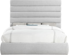 Adam - Linen Fabric Bed With 70.5" Headboard