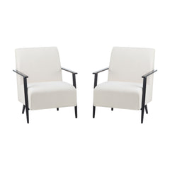 Modern Lounge Chair With Polyester Upholstery
