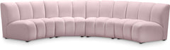 Infinity - 4 Piece Velvet Modular Sectional