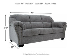 Allmaxx - Sofa - Pewter