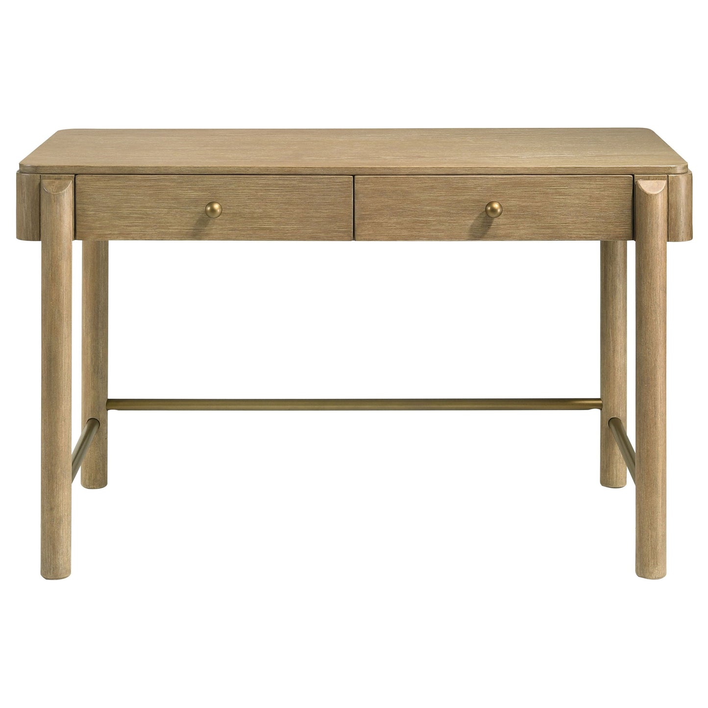 Benson - 2 Drawer Vanity Desk Makeup Table - Sand