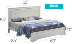 Chic Elegantly Designed Transitional Bed
