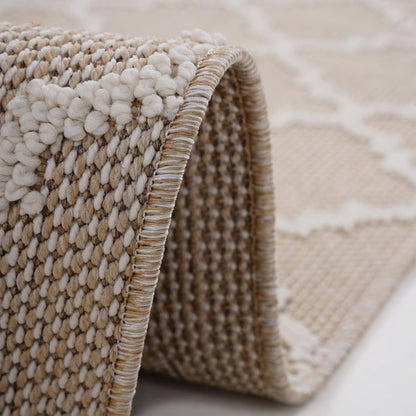 Guros - 4' X 6' Trellis Indoor / Outdoor Area Rug - Ivory