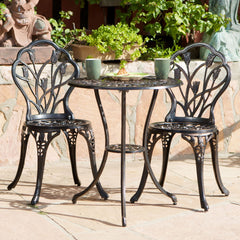 Nassau - Cast 3 Piece Bistro Set