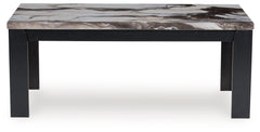 Jazmore - Dark Brown - Occasional Table Set (Set of 3)