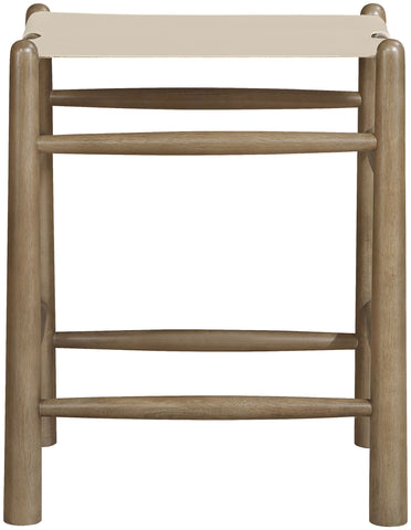 Santos - Backless Counter Stool With Stained Brown Base