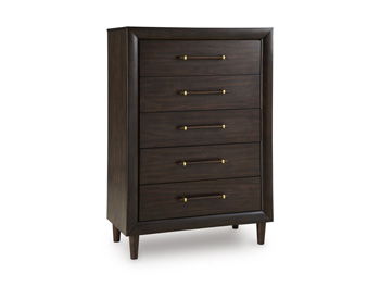 Dantenton - Five Drawer Chest - Merlot