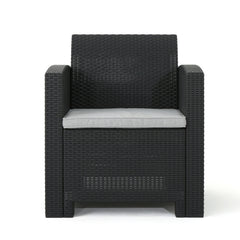 Outdoor Wicker Club Chair With Water Resistance