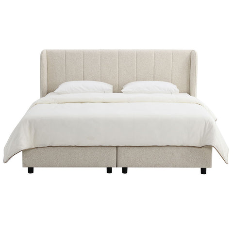 Adonia - Queen Bed With Storage - Beige