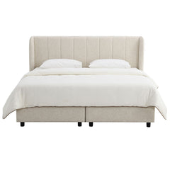 Adonia - Queen Bed With Storage - Beige