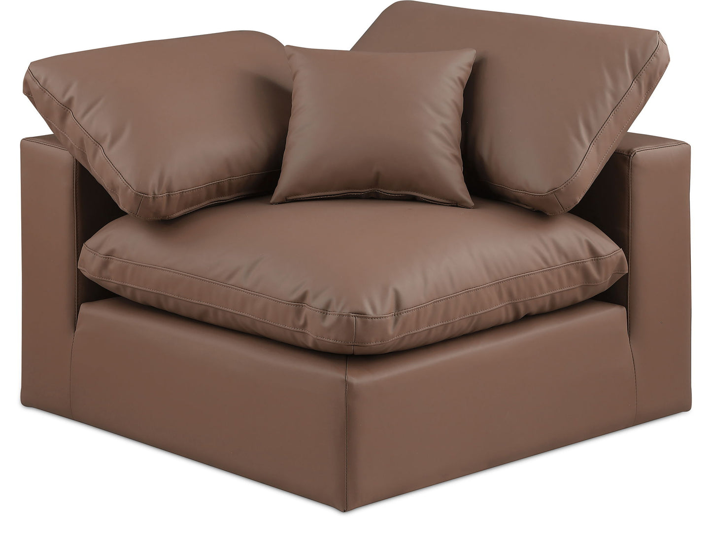 Comfy - Faux Leather Corner Chair