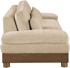 Turin - Chenille Fabric Upholstered Modular Sectional - Beige