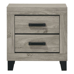 Mari - Nightstand - Light Gray Finish