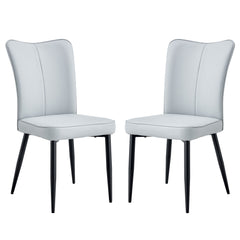 Modern Minimalist Dining Chairs (Set of 2)