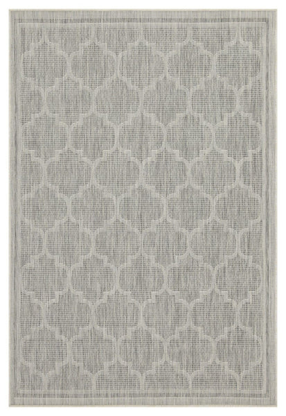 Sunshine - 5'3" X 7'3" Indoor & Outdoor Area Rug - Silver