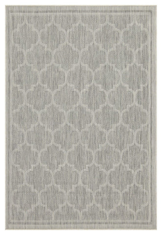 Sunshine - 5'3" X 7'3" Indoor & Outdoor Area Rug - Silver