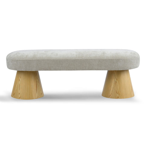 Upholstered Dining Bench - Oatmeal