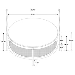 Benson - Round Coffee And End Table Set