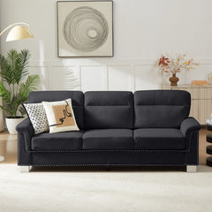 3 Seater Elegant Stationary Sofa