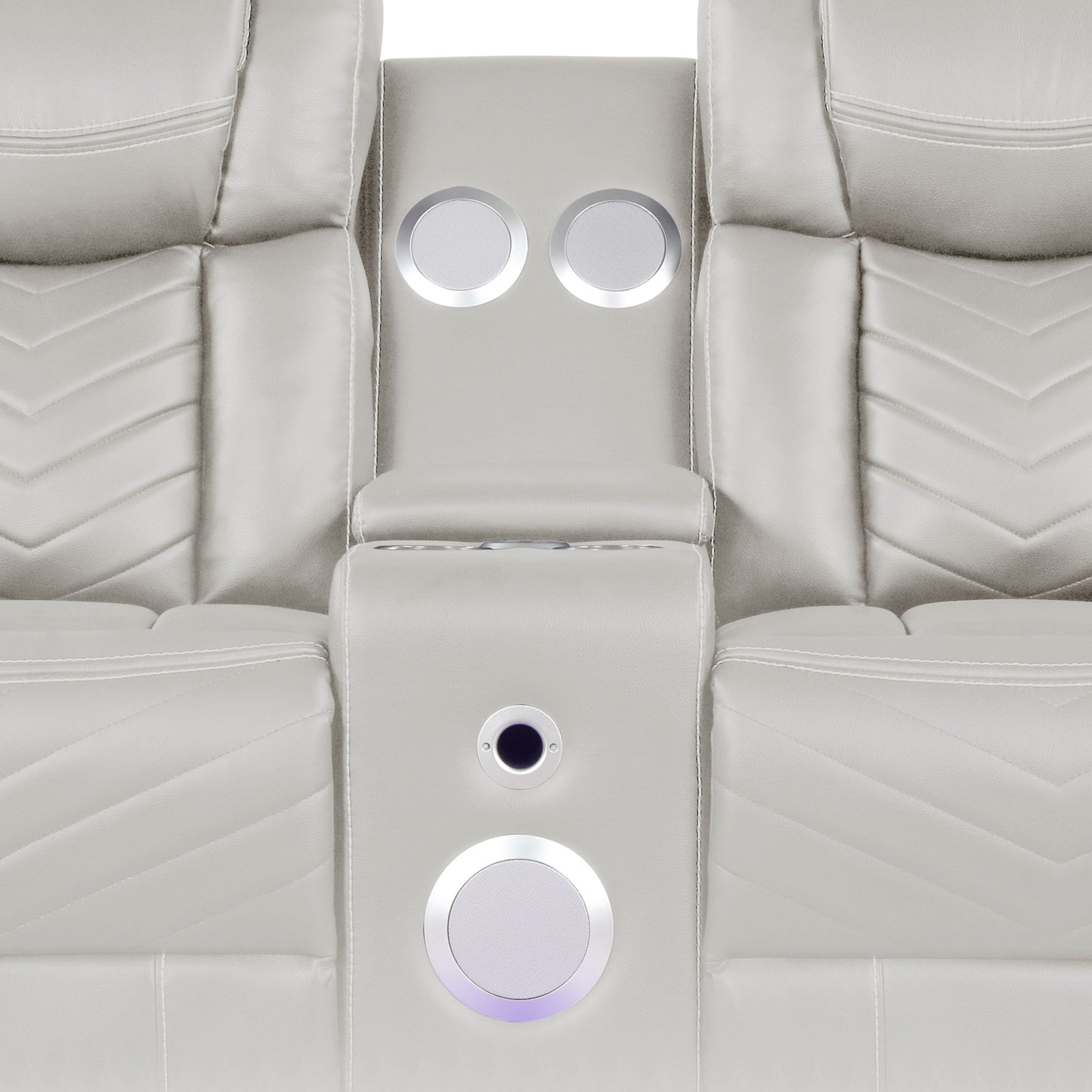 Challenger - LED Power Recliner Loveseat