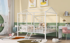 House Bed Frame With Slatted Support, No Box Spring Needed