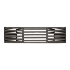 Gloaming - Outdoor Bench With Slat Design And Triangular Base