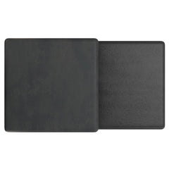 Zachary - 2 Piece Set Cast Aluminum Coffee Table - Black