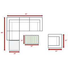 Sectional, Stylish Entertainment, Outdoor Living