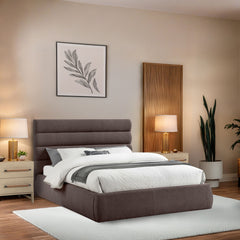 Adam - Linen Fabric Bed With 52" Headboard