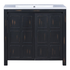 Bathroom Vanity Organizer With Sink, Combo Cabinet Set, Bathroom Storage Cabinet
