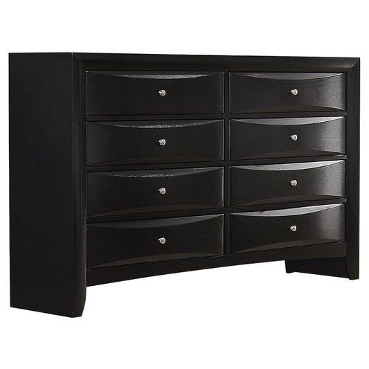Palamino - 8 Drawer Dresser - Black