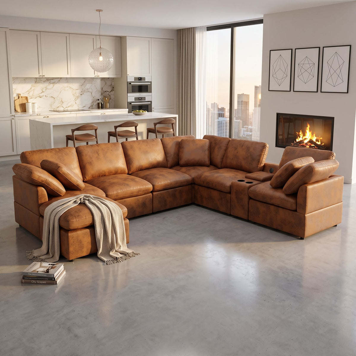 Modular Design Cloud Sofa, Freely Configurable
