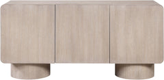 Adagio - Solid Wood And Oak Veneer Sideboard / Buffet - Natural