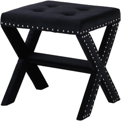 Upholstered Accent Bench With Nailhead Trim