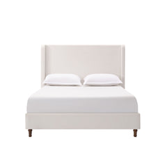 Harper - Tall Headboard Upholstered Bed / High Headboard / Elegant Simplicity / No Box Spring Needed