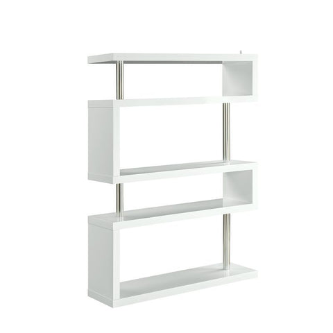 Buck II - Bookshelf - White High Gloss