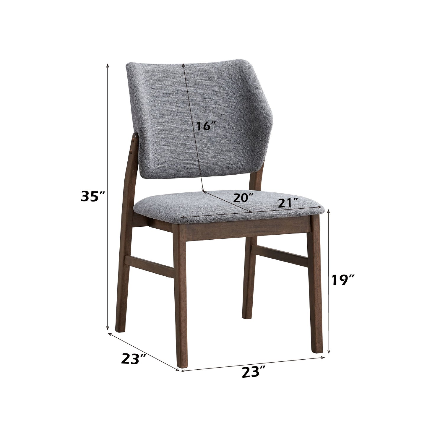 Sarha - Padded Seat Side Chair (Set of 2)