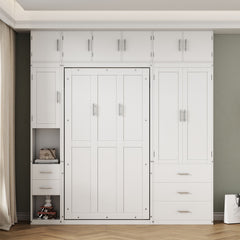 Murphy Bed With Lockers And Wardrobes