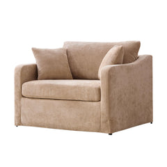 Accent Chair With 2 Bolster Pillows