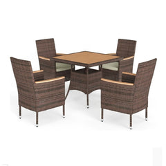 5 Piece Patio Dining Set With Table