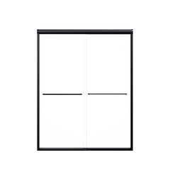 Modern Semi Frameless Double Sliding Shower Door