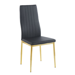 Dining Chair (Set of 4) - Golden Black