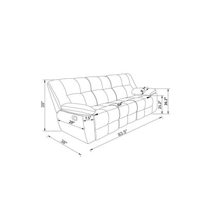 Liam - Console Reclining Loveseat