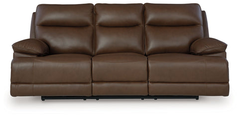 Vonryan - Power Reclining Sofa With Adj Headrest - Tobacco