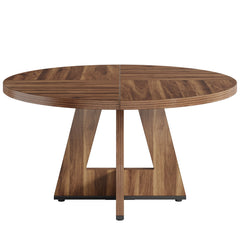 Round Dining Cross Base Kitchen Table