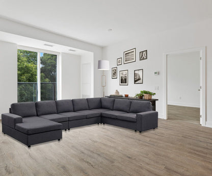 Hayden - 7 Seat Reversible Modular Sectional Sofa Chaise