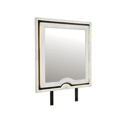 Isaiah - Mirror With Upholstered Frame And LED Lighting